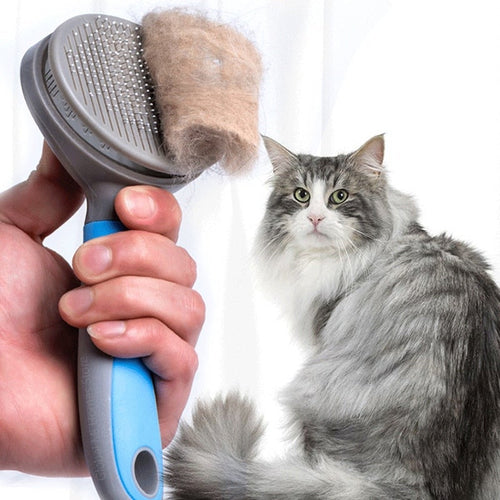 Escova Removedora de Pelos para Cachorro e Gato